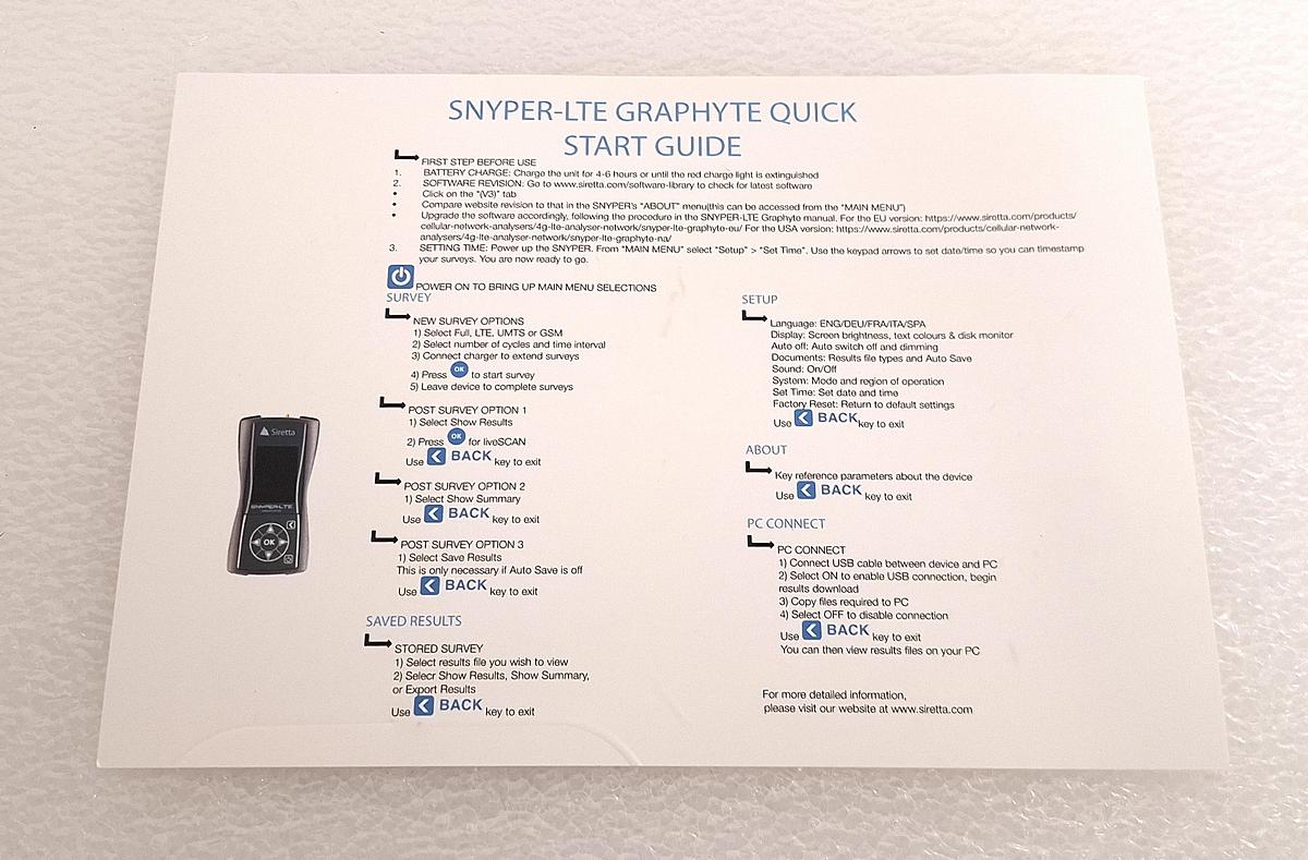 Siretta Snyper-LTE Graphyte (EU) V2