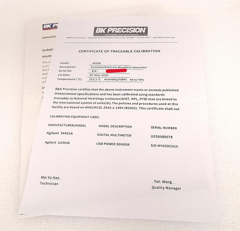 B&K Precision 4055B