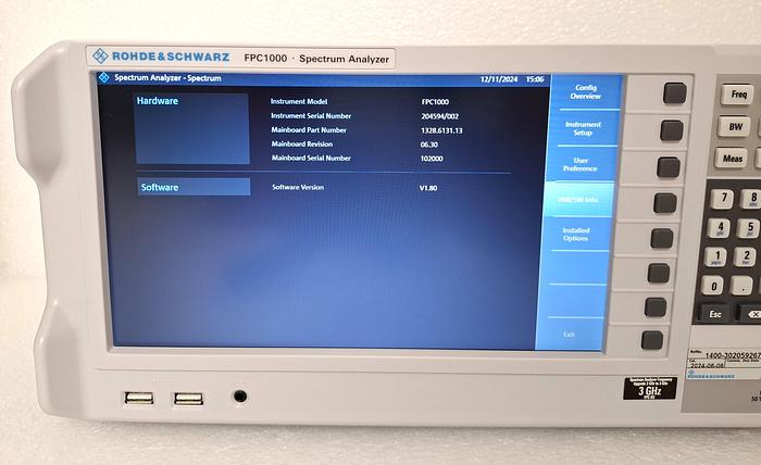 Used Rohde & Schwarz (R&S) FPC-1000 / FPC-B3