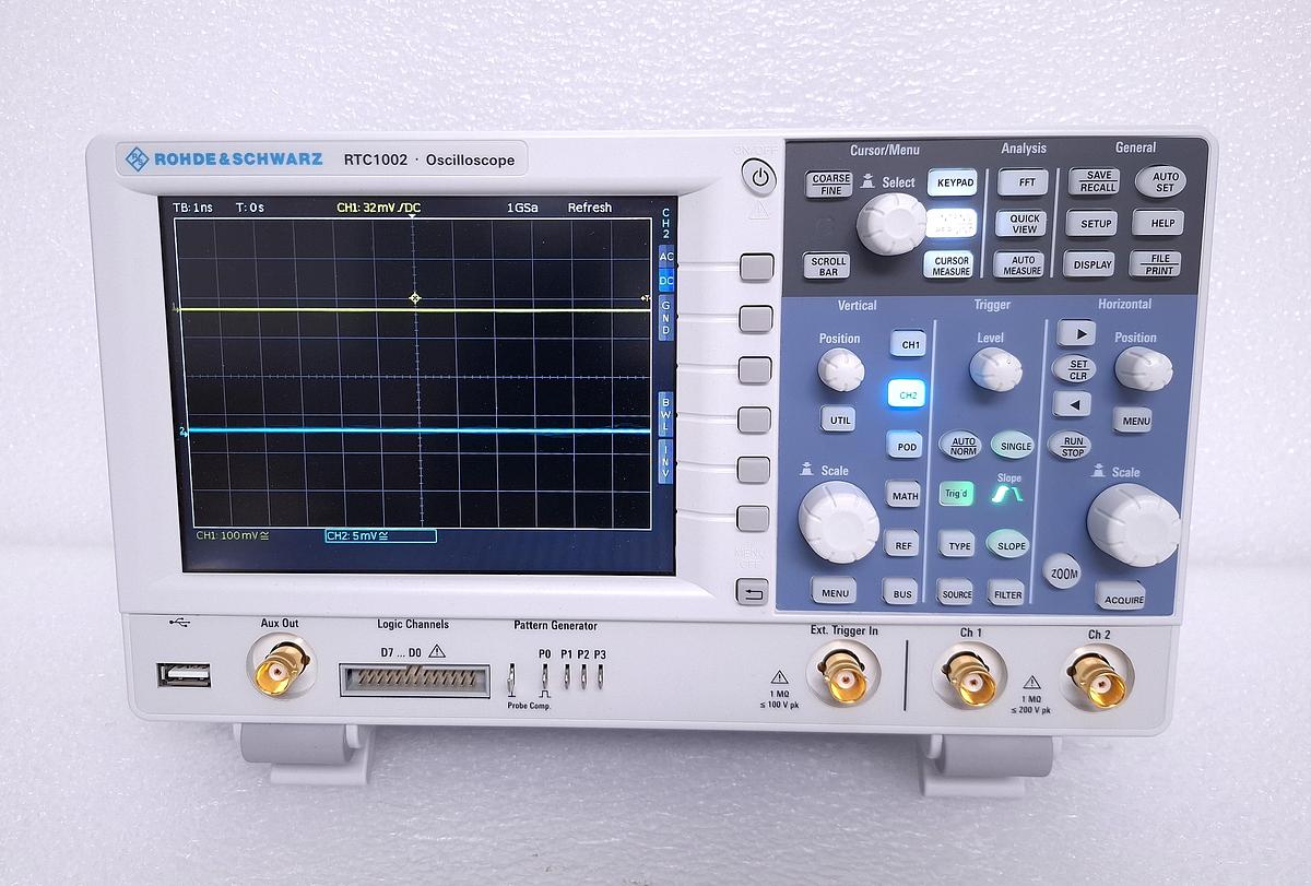 Rohde & Schwarz (R&S) RTC-BNDL RTC1000 Series 300MHz Digital Oscillscope Pkg