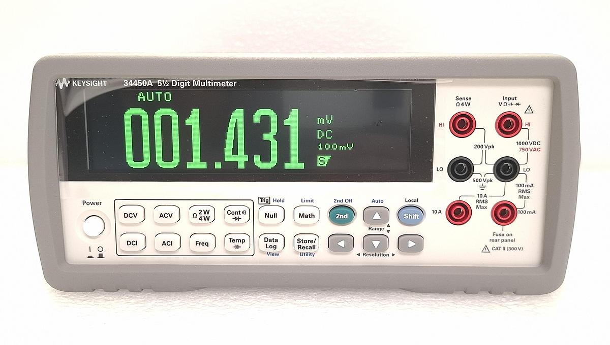 Used Keysight / Agilent 34450A 5.5 Digit Bench Digital Multimeter
