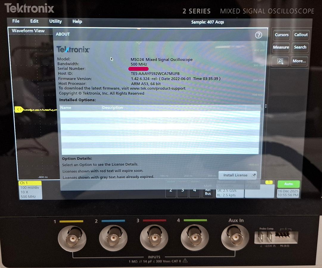 Tektronix MSO24 2-BW-500