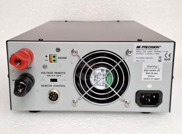 Used BK Precision / Sefram BK1693 Adjustable Switching DC Bench Power Supply 1-15V 60A