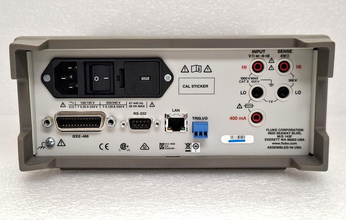 Used Fluke 8845A 6.5 Digit Dual Display Digital Multimeter