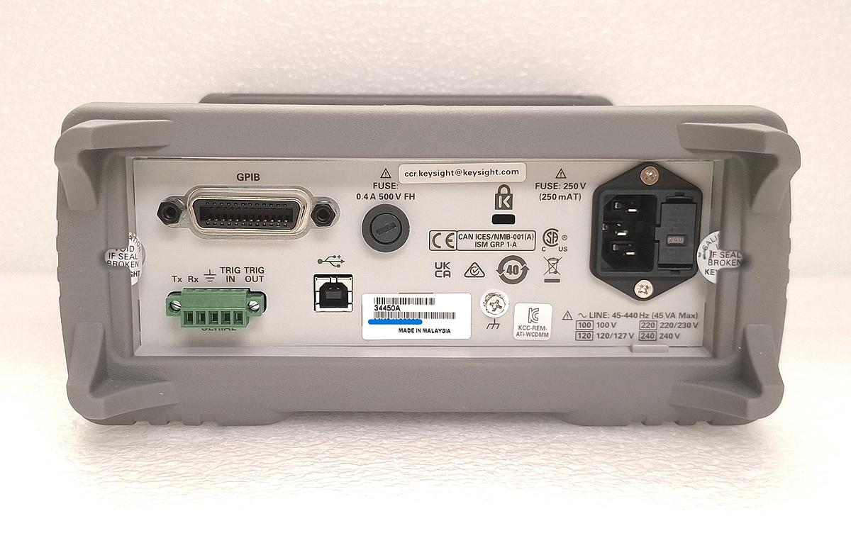Used Keysight / Agilent 34450A 5.5 Digit Bench Digital Multimeter