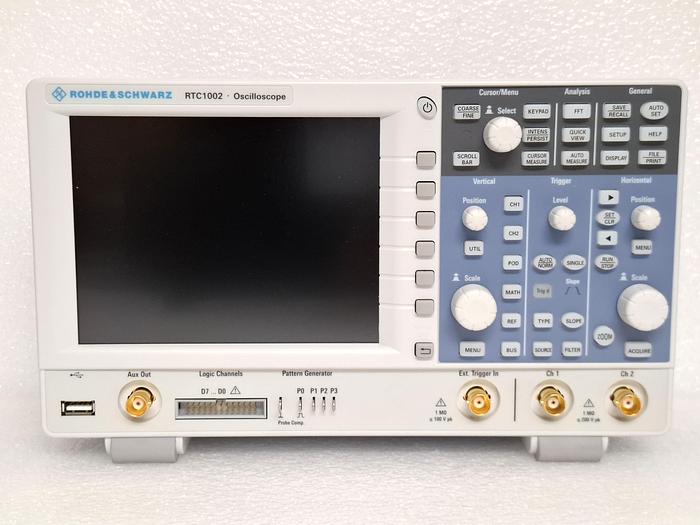 Used Rohde & Schwarz (R&S) RTC1002 (RTC1K-52) 50MHz Digital Oscilloscope 2 Channel