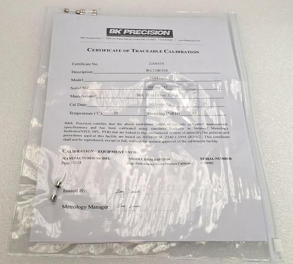 Used BK Precision / Sefram BK5493C 6.5 Digit Bench Digital Multimeter