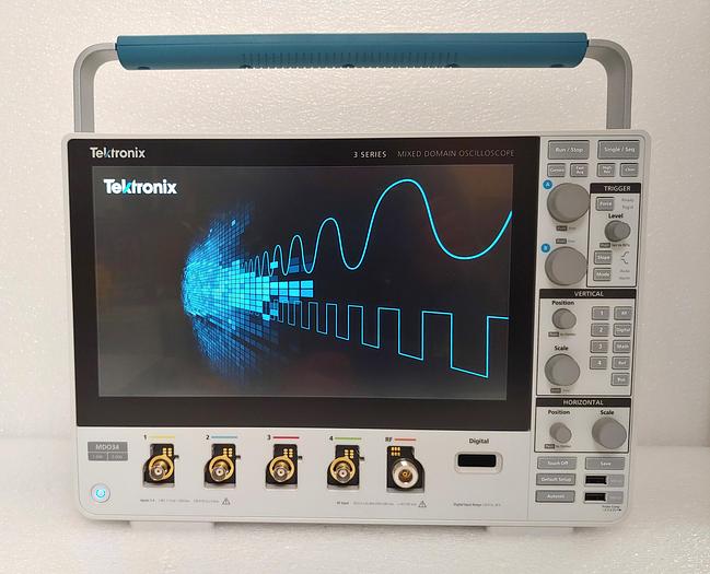 Used Tektronix MDO34 3-BW-1000 Mixed Domain Oscilloscope 4 Channel 1GHz