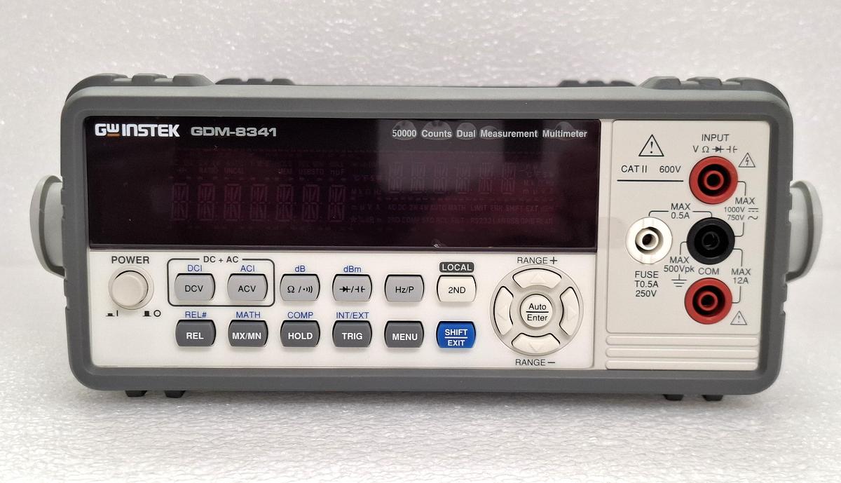 Used GW Instek GDM-8341 4.75 Digit Bench Digital Multimeter