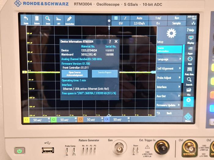 Used Rohde & Schwarz (R&S) RTM-BNDL