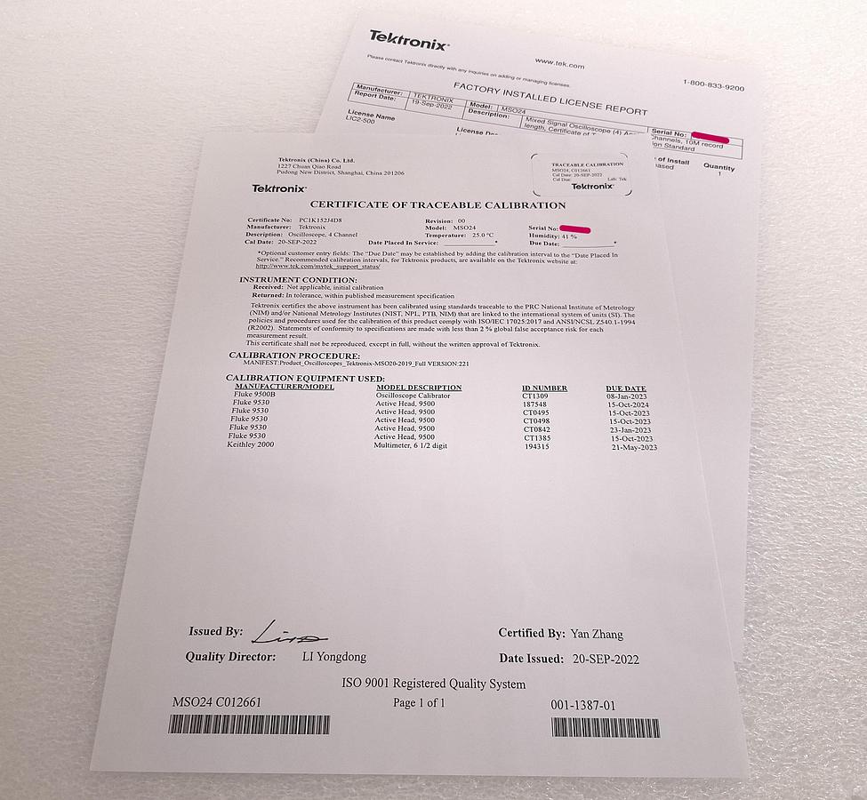 Tektronix MSO24 2-BW-500