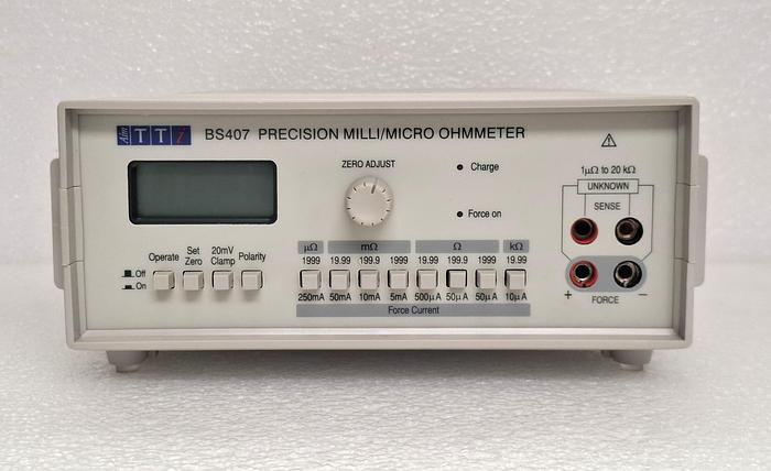 Used Aim-TTi BS407 Precision Milli Ohmmeter