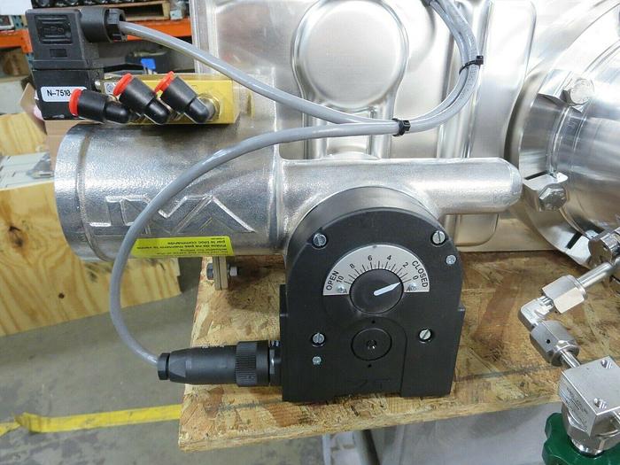Used Oerlikon/Leybold, 151/361, Turbo Vacuum Pump W/VAT Gate & VAT Motorized Valve
