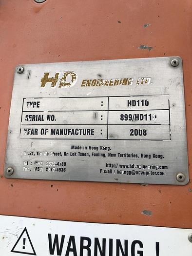 Used 2008 HB19362 Hennessy HD110 Drill Rig HD110