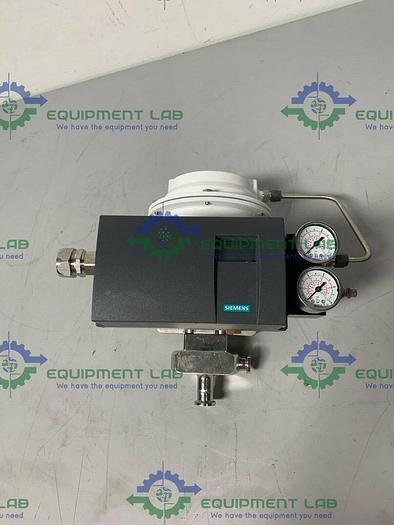 Used Steriflow 978SP Sanitary Control Valve w/ Siemens PS2 HART Valve Positioner