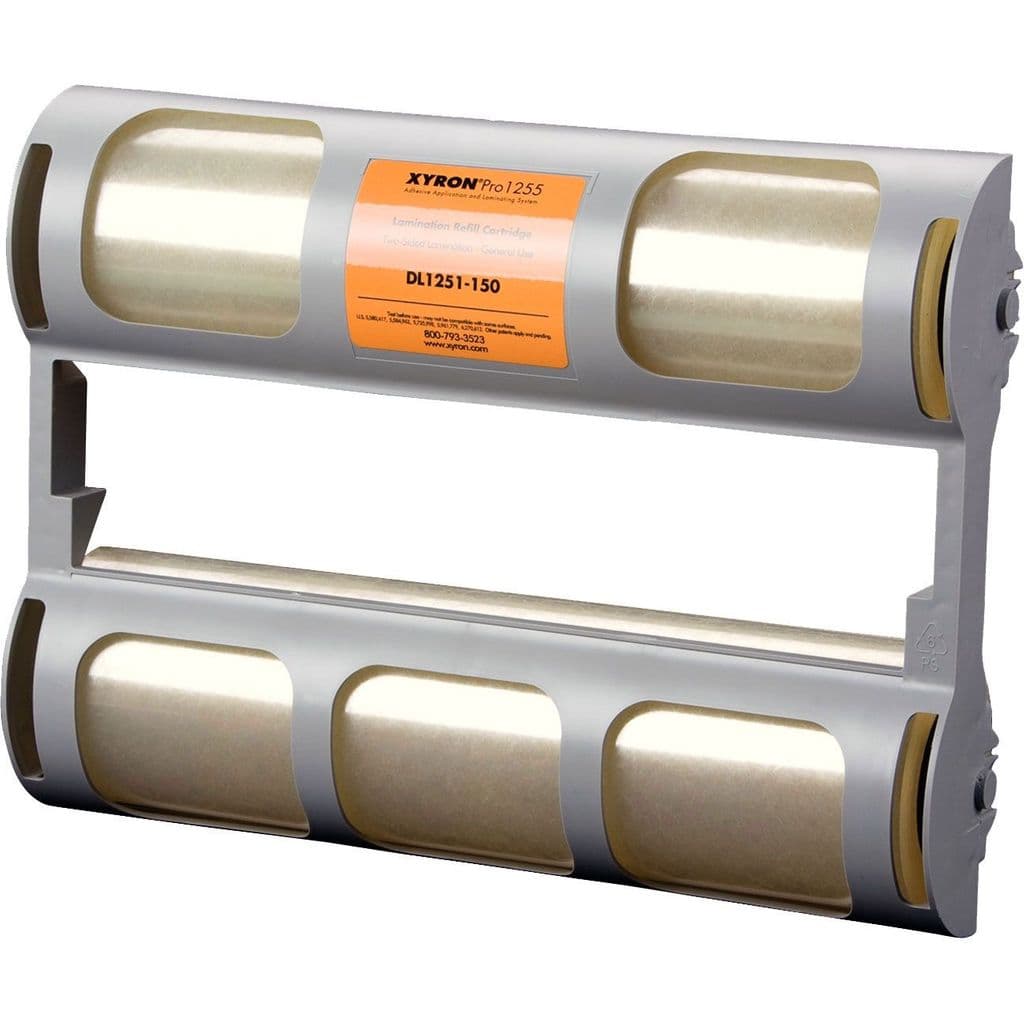 Xyron DL1251-150 Crystal-Clear Double Laminate 1255 Cartridge Refill - 623451