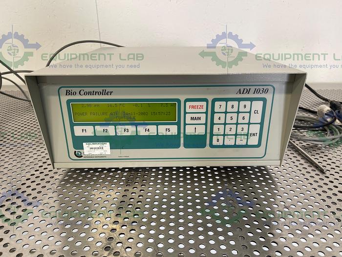 Used Applikon ADI 1030 Bio Controller w/ Watson Marlow 101U/R, Cole Parmer Flowmeter