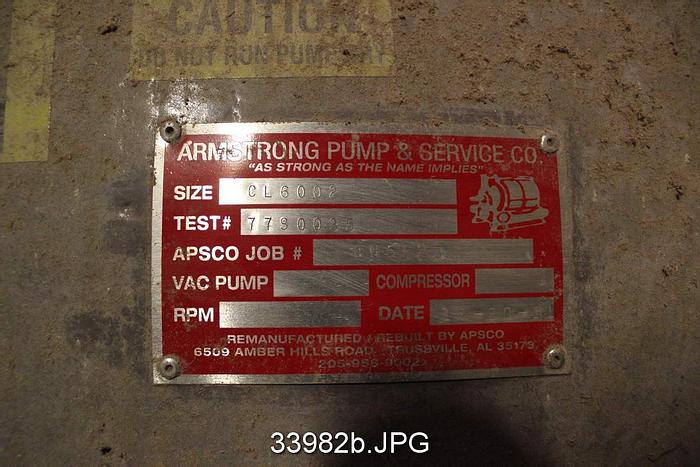 Refurbished Nash CL6000 Vacuum Pump #33982