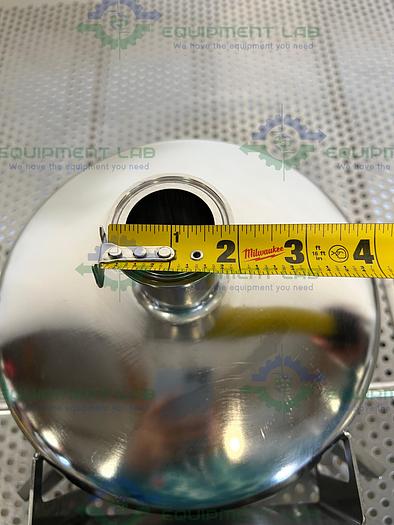 Used Pall PHQ59746 Stainless Steel Filter Housing Cap 9.5" OD w/ 1" Sanitary Fitting