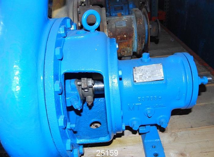 Used Goulds 3196 Goulds 3196, 3X4X13, 6 Vane Impeller, 11.31" Diameter Impeller, Stainless Steel Impeller, Stainless Steel Stuffing Box, Packing, Mt Power End #25159