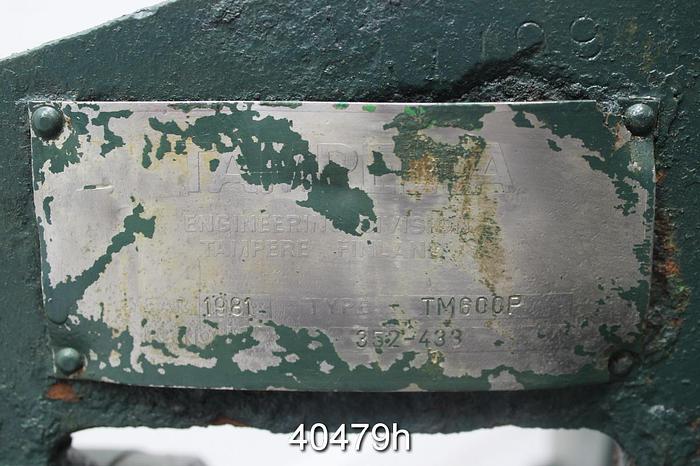 Refurbished Tampella TM600P Pump Mill Shredder #40479