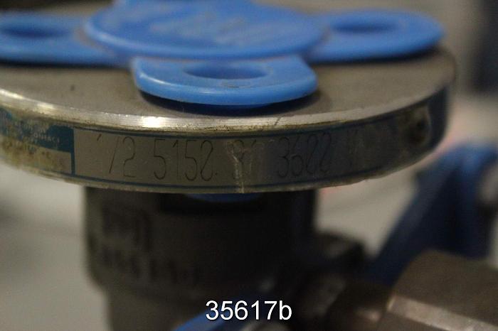 Unused Neles Jamesbury 5150 31 3600 MT 0.5" Ball Control Valve #35617