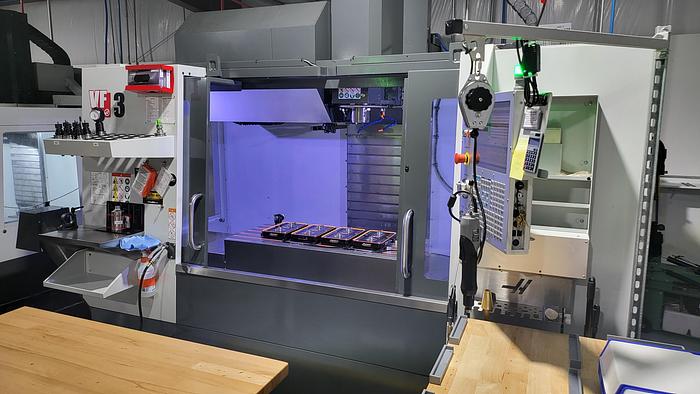 Used 2018 HAAS VF-3 4-Axis CNC Vertical Machining Center