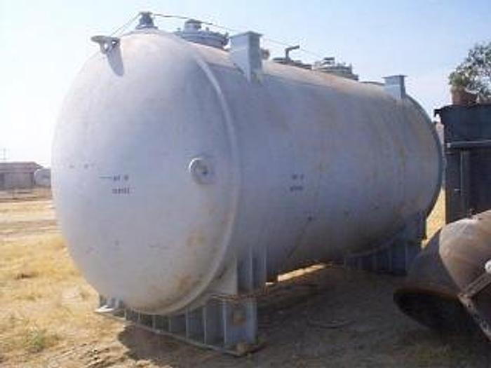 Used Tank, 12,000 Gallon, Glass Lined, 10'6" X 17'8", 15 PSI, Horiz., #S731113
