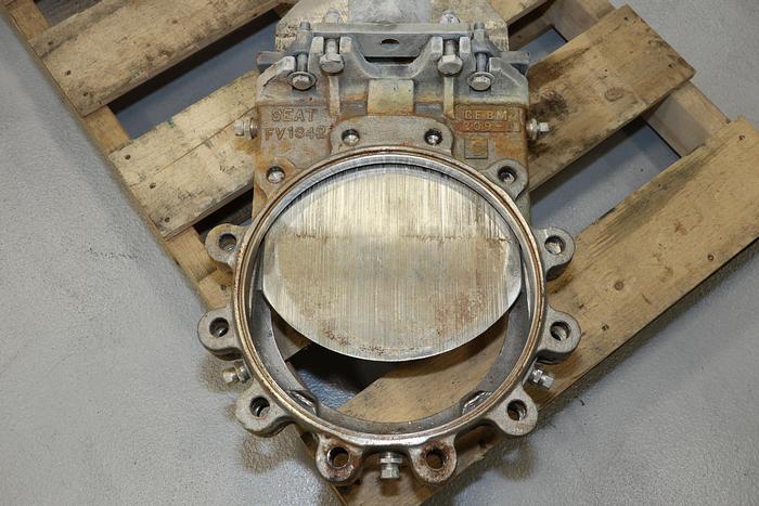 Used Fabri-Valve 12" Air Operated Knife Gate Valve #44173