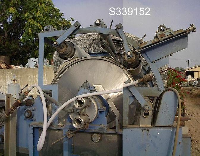 Used Filter, Rotary, Vac, 3' X 2', 316 S/st, Ametek, String, #S399152