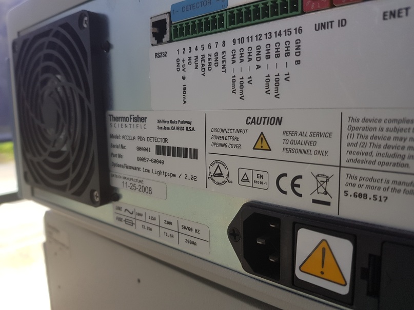 Used Thermo Scientific LTQ ORBITRAP XL Hybrid Ion Trap-Orbitrap Mass Spectrometer with Acella PDA Detector