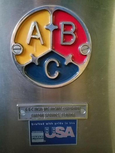 Used ABC PACKAGING HOT GLUE CASE SEALER w/ model 47 compressor an Nordson problue 7