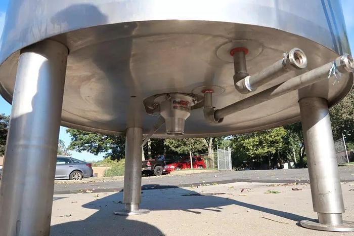 Used 500 GALLON LEE DOUBLE MOTION KETTLE/TANK - 316 S/S - 100 PSI JACKET