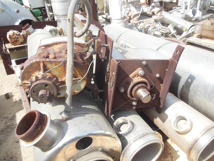 Used Conveyor, Screw, 6" X 6', S/st, #S742465