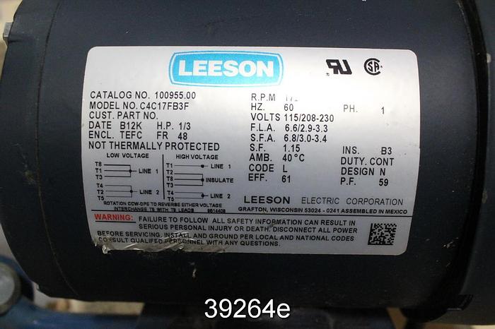 Used Neptune 1/3 HP Small Batch Agitator, 115/208-230 volts #39264