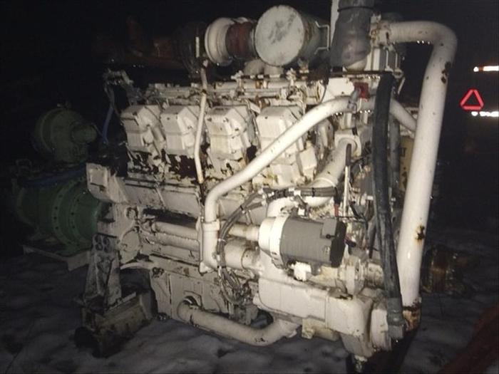 Used Sullair 2000 CFM/80 PSI Air Compressor & CAT 3508DI Diesel Engine