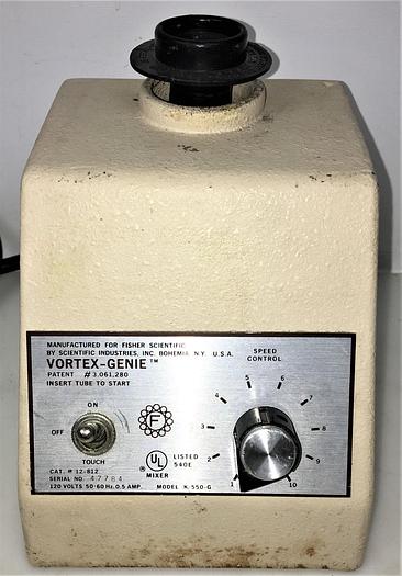 Used Fisher Vortex-Genie 12-812-V1 Vortex Mixer