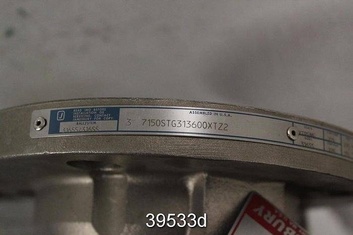 Unused Neles Jamesbury 3" Manual Ball Valve #39533