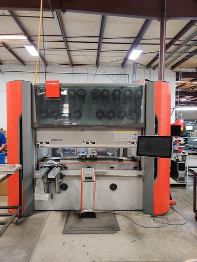 Used 2013 88 Ton Bystronic 'Xcite' 80 E CNC Press Brake