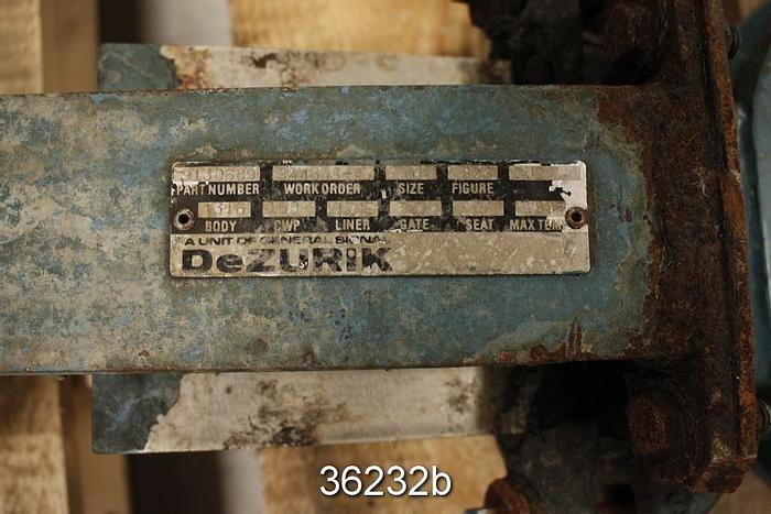 Used Dezurik  Dezurik 4" Hand Operated #36232