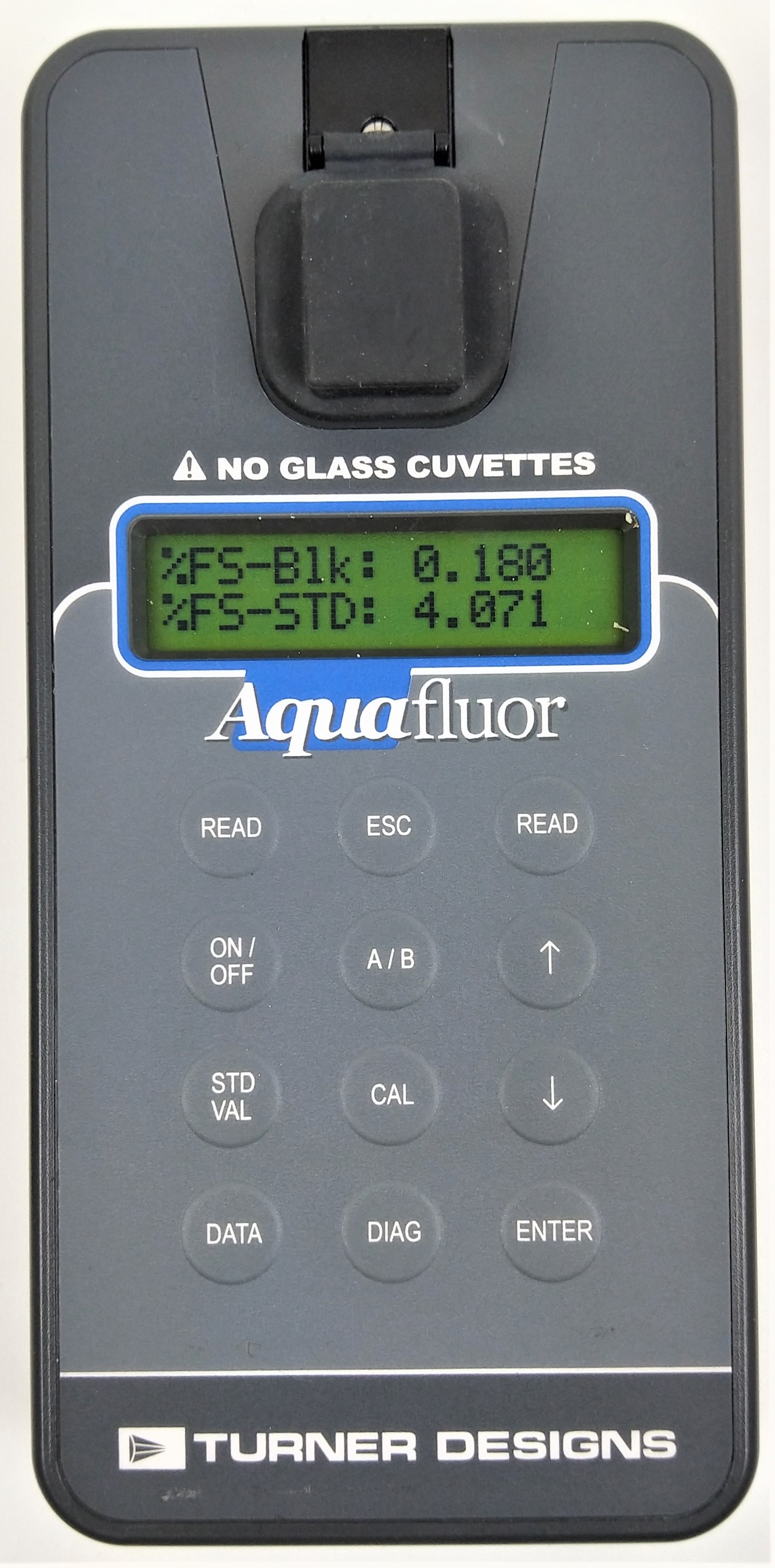 Used Turner AquaFluor (8000010) Handheld Fluorometer Turbidimeter