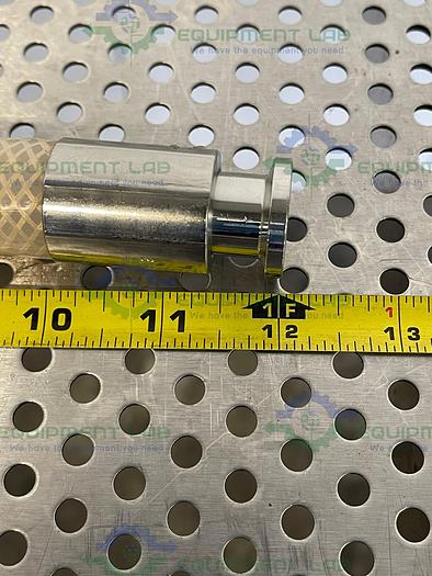Used Pure Fit  12" Silicone Hose w/ 3/4" Sanitary Fitting to 1" Sanitary Fitting
