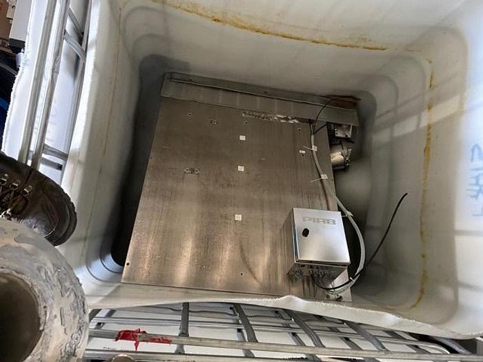 Used 30 CU. FT. GEMCOMATIC SLANT CONE BLENDER WITH DRUM LIFT - S/S