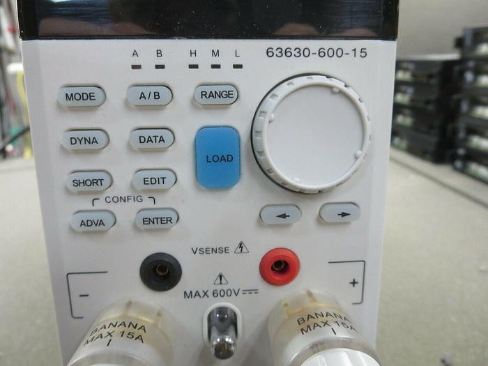 Used Chroma Systems Solutions, 63630-600-15, DC Electronic Load Module, Powers On