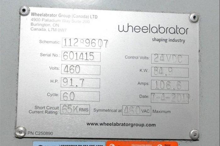 Like new 2019 Wheelabrator LBS-1500