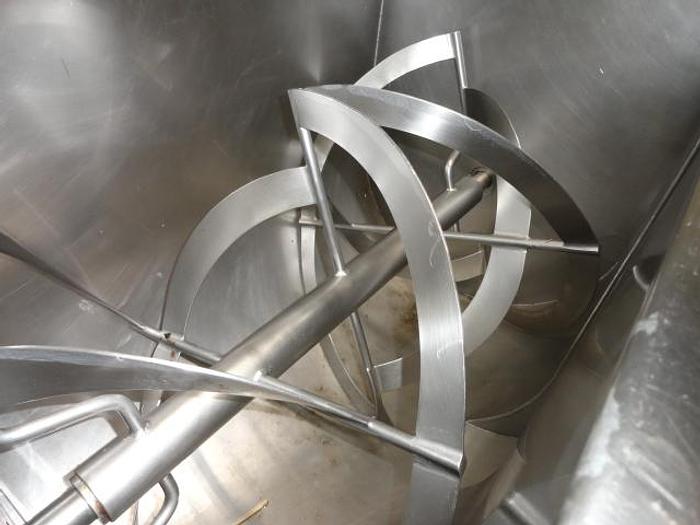 Used Custom Metalcraft Single Shaft Ribbon Mixer; Md#SRB