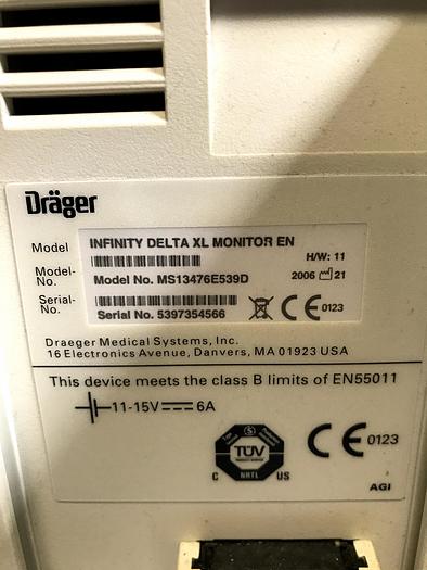 Gebraucht Dräger Infinity Delta XL