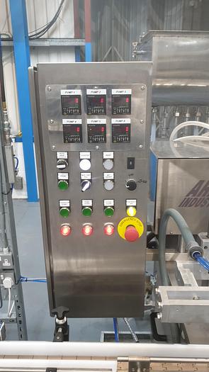 Used King 6 head liquid filler
