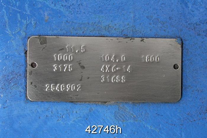 Used Goulds 3175 6x8x14 Pump, Stainless Steel Casing #42746