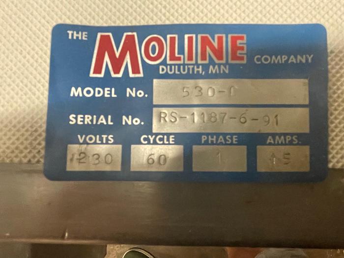 Used Used Moline Reversible Sheeter